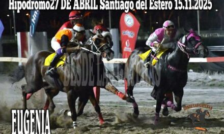 23ra carrera Ganador EUGENIA, Propietario GUILLERMO PERALTA Stud RO SECO