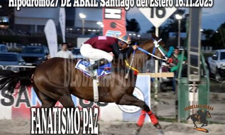 13CARRERA Ganador FANATISMO PAZ de HNOS. ALABARCE stud DON OSCAR
