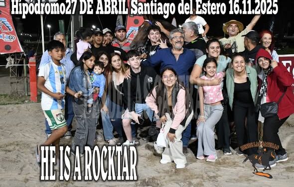 16TQA CARRERA GANADOR HE IS A ROCKSTAR PROPIETARIO MANZONI  STUD LAS 4 HERMANAS