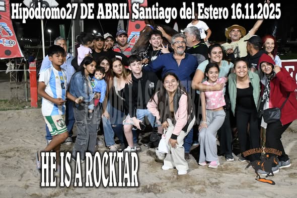 16TQA CARRERA GANADOR HE IS A ROCKSTAR PROPIETARIO MANZONI  STUD LAS 4 HERMANAS