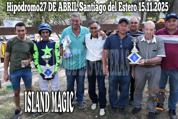14TA CARRERA GANADOR ISLAND MAGIC DE MIGUEL  MAGNI
