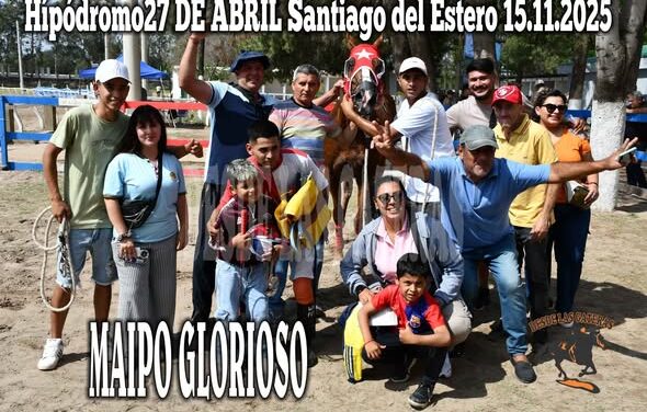 3era carrera ganador MAIPO GLORIOSO, de SANDOVAL de SUNCHO CORRAL