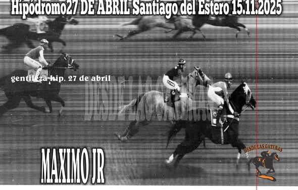 20ma carrera Ganador MAXIMO JR  Propietario ARIEL GOMEZ, Stud  EL QUEBRACHO CAT