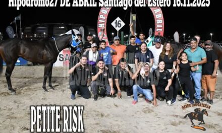 14TA CARRERA GANADOR PETITE RISK PROPIETARIO MARCELO LAFUENTE  STUD TRES ISLETAS