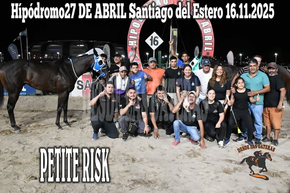 14TA CARRERA GANADOR PETITE RISK PROPIETARIO MARCELO LAFUENTE  STUD TRES ISLETAS