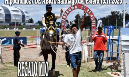 9na carrera ganador REGALO MIO de SORIA de AÑATUYA