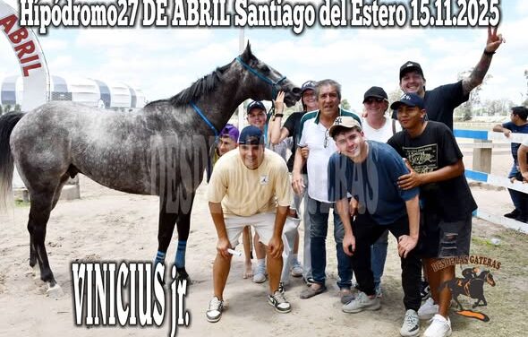 8va carrera ganador VINICUS JR de SARABIA de RIO SECO