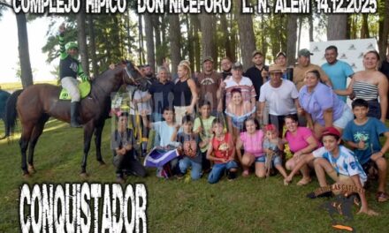 CONQUISTADOR -COMPLEJO HIPICO DON NICEFORO, ALEM, MISIONES. 14.12.2025