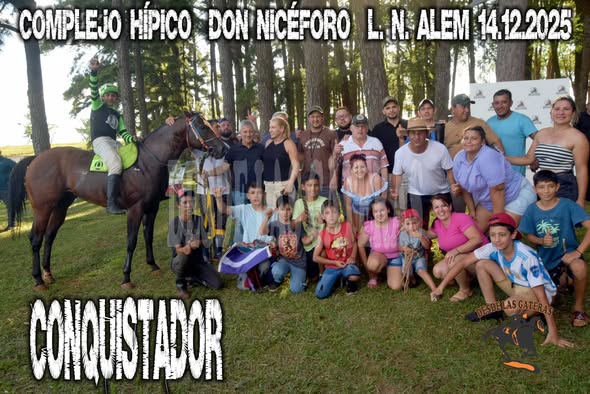 CONQUISTADOR -COMPLEJO HIPICO DON NICEFORO, ALEM, MISIONES. 14.12.2025