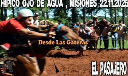 EL PASAJERO – HIPICO OJO DE AGUA, 22.11.2025