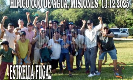 ESTRELLA FUGAZ – CLASICO – HÍPICO OJO DE AGUA, MISIONES 13.12.2025