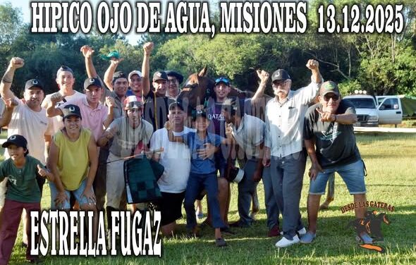 ESTRELLA FUGAZ – CLASICO – HÍPICO OJO DE AGUA, MISIONES 13.12.2025