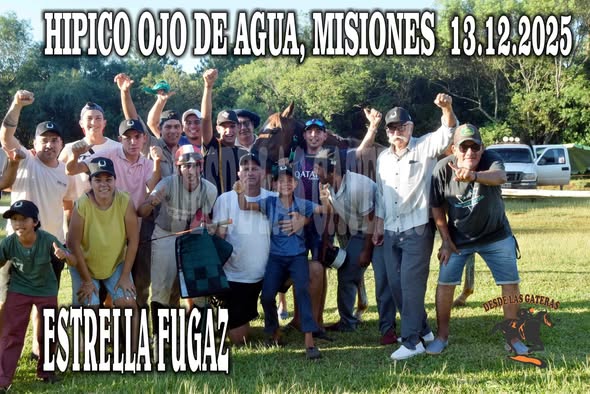 ESTRELLA FUGAZ – CLASICO – HÍPICO OJO DE AGUA, MISIONES 13.12.2025