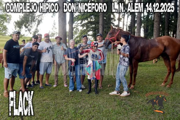 FLACK – COMPLEJO HIPICO DON NICEFORO , ALEM. 14.12.2025