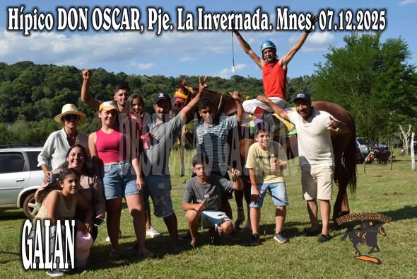 GALAN – HIPICO DON OSCAR, PARAJE LA INVERNADA – 07.12.2025