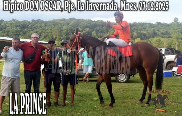 PRINCE – CLASICO CENTRAL, Hípico DON OSCAR, Paraje La Invernada, Mnes. 07.12.2025