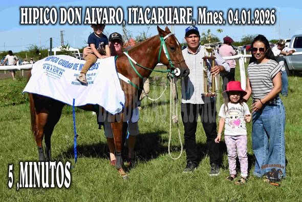 5 MINUTOS – HIPICO CIUDAD DE MERCEDES, CORRIENTES 04.01.2026