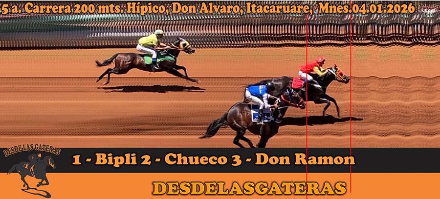 Todos los resultados de la espectacular jornada vivida ayer domingo en el DON ALVARO de Itacaruaré ante una gran marco de público