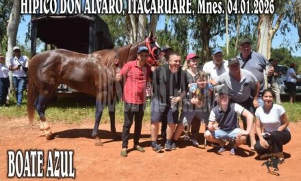 BOATE AZUL – Clásico – Hipico DON ALVARO, Itacaruaré, Mnes. 04.01.2026