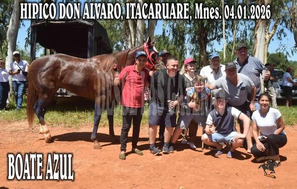 BOATE AZUL – Clásico – Hipico DON ALVARO, Itacaruaré, Mnes. 04.01.2026