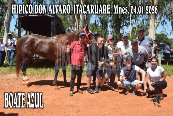 BOATE AZUL – Clásico – Hipico DON ALVARO, Itacaruaré, Mnes. 04.01.2026