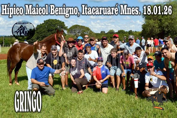 GRINGO – CLASICO HIPICO MAICOL BENIGNO, ITACARUARE, 18.01.2026