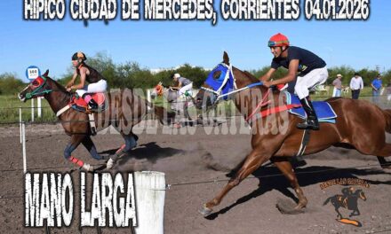 MANO LARGA – P. POTRILLOS HIJOS MUSTANG COURAGE – HIPICO CIUDAD DE MERCEDES – 04.01.2025