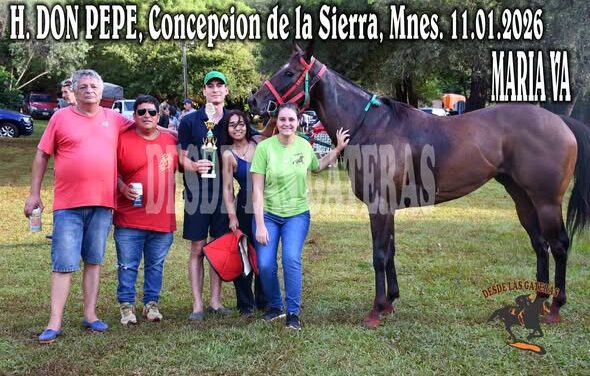MARIA VA – CLASICO – HIPICO CONCEPCIÓN DE LA SIERRA, MISIONES 11.01.2026