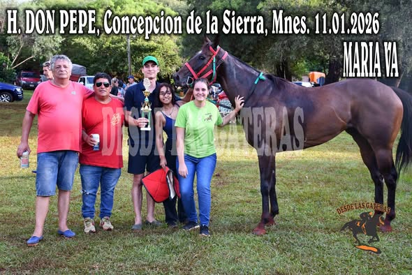 MARIA VA – CLASICO – HIPICO CONCEPCIÓN DE LA SIERRA, MISIONES 11.01.2026