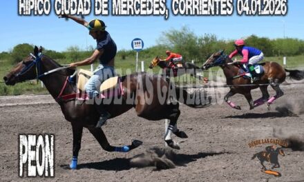 PEON – POLLA DE POTRILLOS ZONAL – HIPICO CIUDAD DE MERCEDES – 04.01.2026