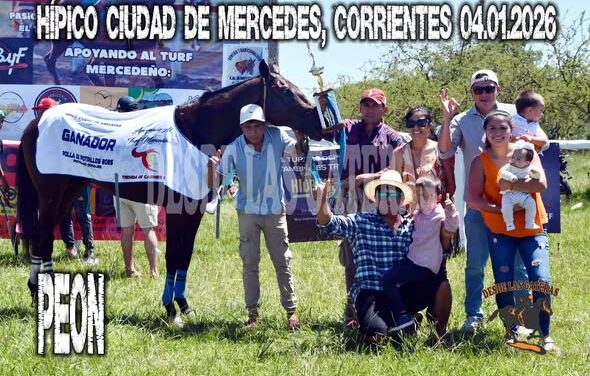 PEON – POLLA DE POTRILLOS ZONAL – HIPICO CIUDAD DE MERCEDES – 04.01.2026
