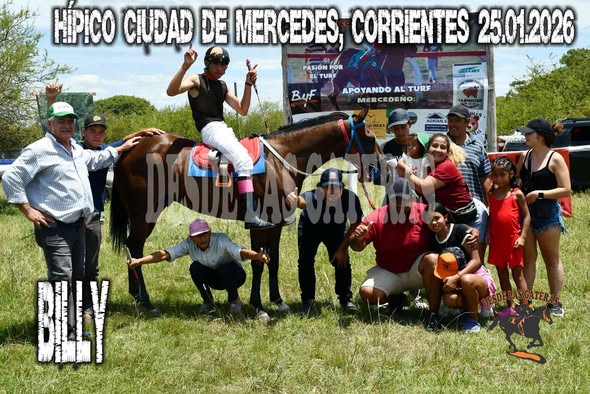 BILLY – HIPICO CIUDAD DE MERCEDES, CORRIENTES, 25.01.2026
