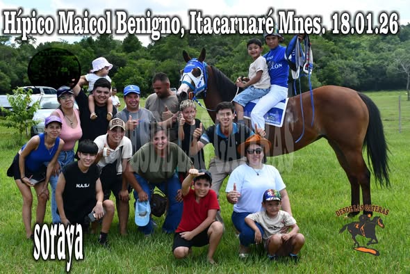 SORAYA – HIPICO MAICOL BENIGNO. ITACARUARE, MISIONES.