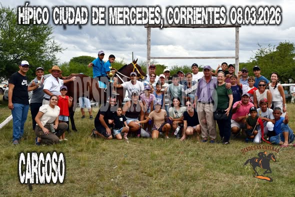 CARGOSO – CLASICO HIPICO CIUDAD DE MERCEDES, CTES. 08.03.2026