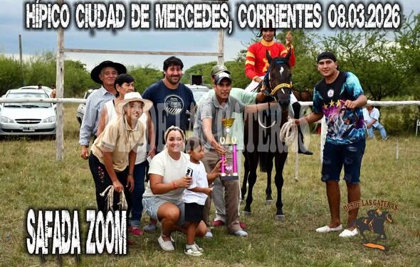 SAFADA ZOOM – CLASICO CENTRAL – HIPICO CIUDAD DE MERCEDES 08.03.2026