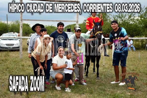 SAFADA ZOOM – CLASICO CENTRAL – HIPICO CIUDAD DE MERCEDES 08.03.2026