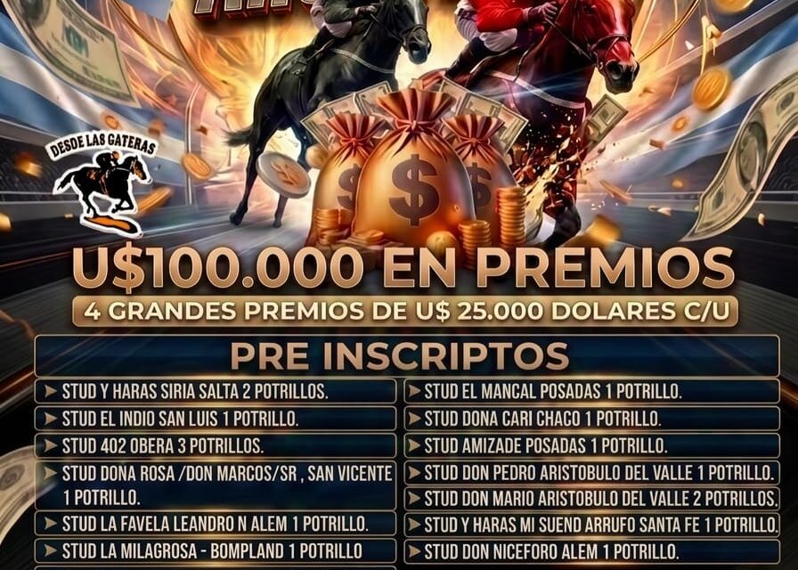 GRAN PRIX ARGENTINO ESTE SABADO 3 Y DOMINGO 4 DEL CORRINTE