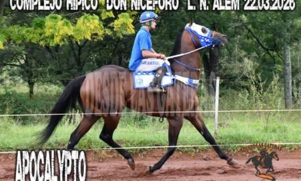 APOCALYPTO – CLASICO RUMBO A LA CHALLENGER – COMPLEJO HIPICO DON NICÉFORO, ALEM, MISIONES. 22.03.26