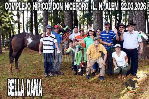 BELLA DAMA – COMPLEJO HIPICO DON NICEFORO , ALEM 22.04.2026