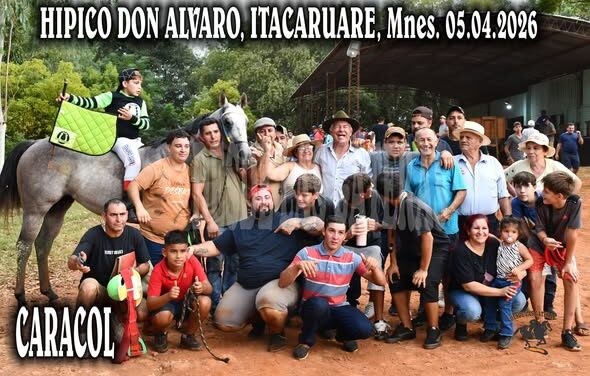 CARACOL – CLASICO CENTRAL, HIPICO DON ALVARO, ITACARUARE – 05.04.2026