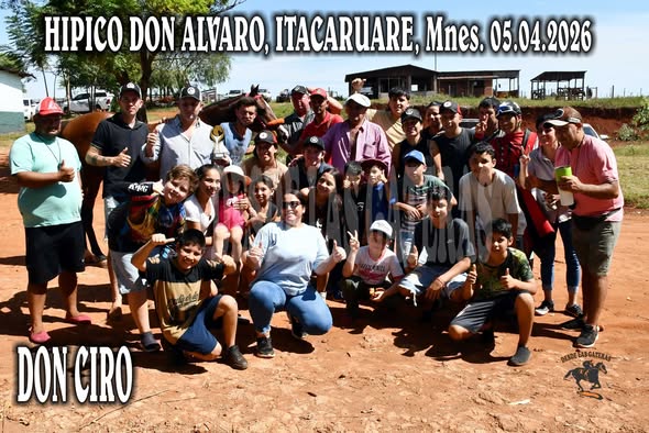 DON CIRO – HIPICO DON ALVARO, ITACARUARE, MISIONES 05.04.2026