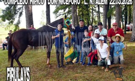 FIRULAYS – CLASICO COMPLEJO HIPICO DON NICÉFORO, ALEM 22.03.2026