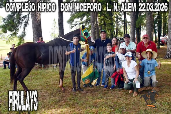 FIRULAYS – CLASICO COMPLEJO HIPICO DON NICÉFORO, ALEM 22.03.2026