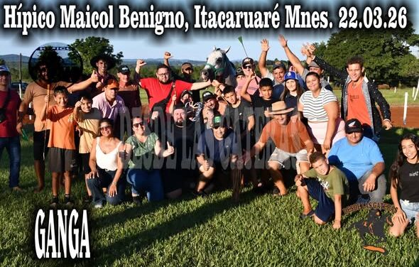 GANGA – CLASICO CENTRAL – HIPICO MAICOL BENIGNO, ITACARUARE, MISIONES 29.03.2026