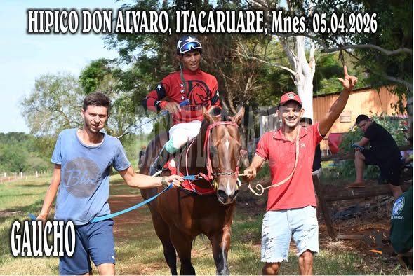 GAUCHO – HIPICO DON ALVARO, ITACARUARE, MISIONES 05.04.2026
