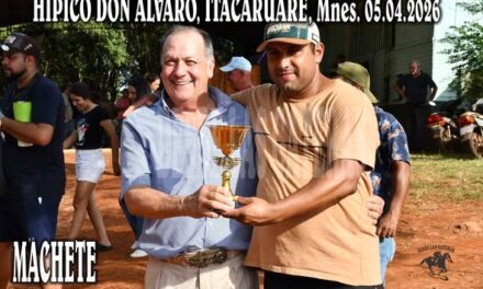 MACHETE – CLASICO, HIPICO DON ALVARO, ITACARUARE – 05.04.2026