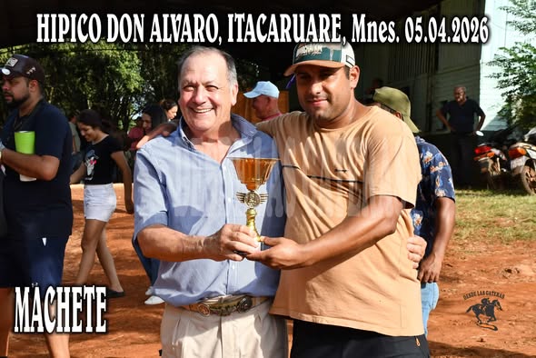 MACHETE – CLASICO, HIPICO DON ALVARO, ITACARUARE – 05.04.2026