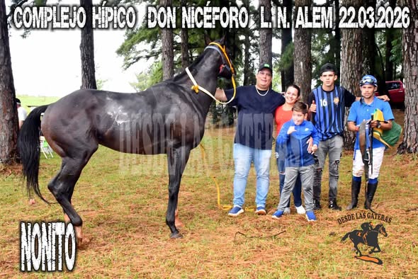 NONITO – HIPICO DON NICEFORO, ALEM. 22.03.2026