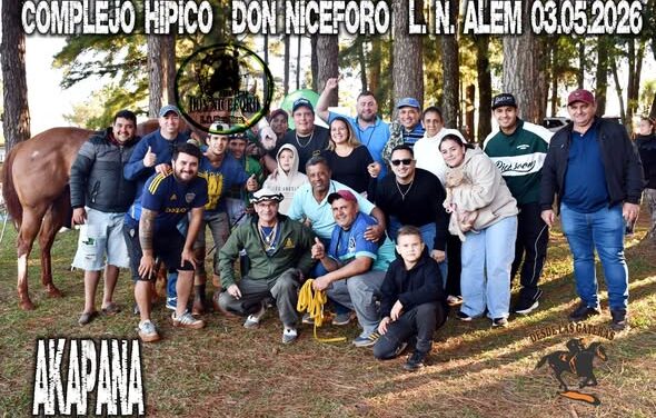 AKAPANA – CLASICO CENTRAL. HIPICO DON NICEFORO, ALEM. 03.05.2026