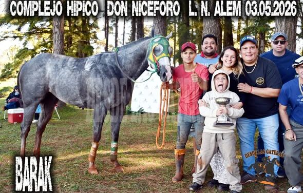 BARAK – CLASICO CENTRAL. HIPICO DON NICEFORO, ALEM. 03.05.2026